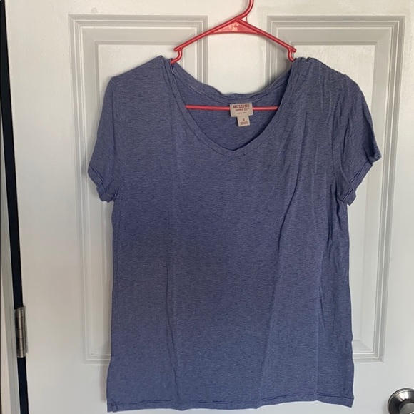 V-neck light&dark blue stripes - Picture 1 of 1